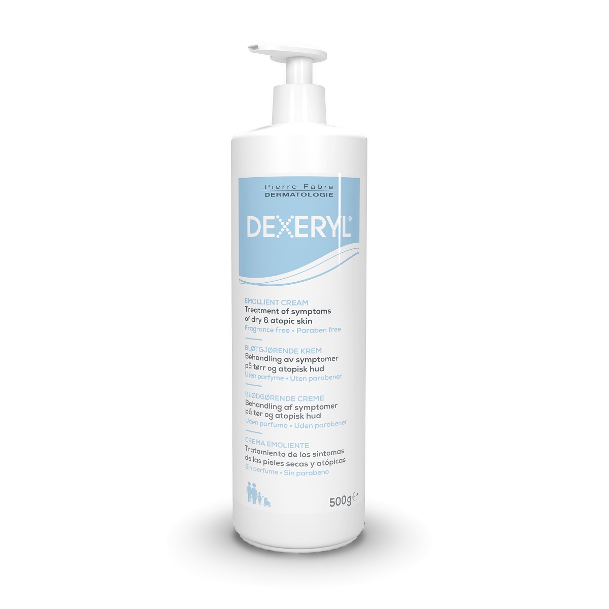 Dexeryl essential очищающего крем 500ml бутылка насос