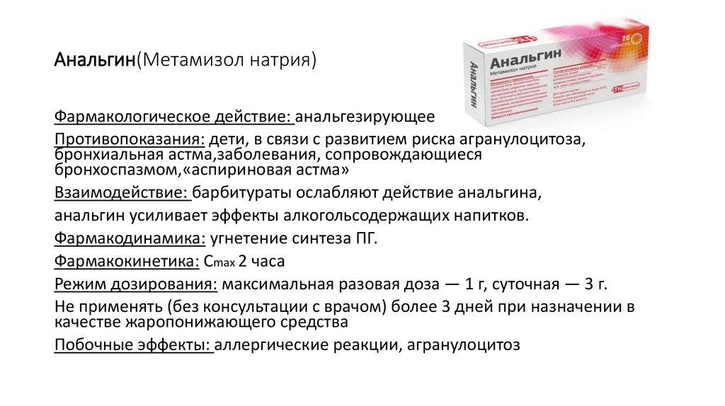 Менальгин таблетки