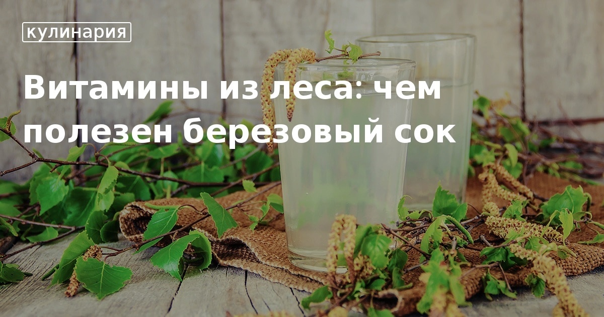 Березовый сок: польза и вред